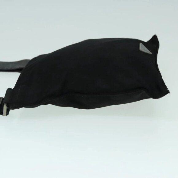 PRADA Shoulder Bag Nylon Black Silver Auth 92858 - Picture 5 of 15